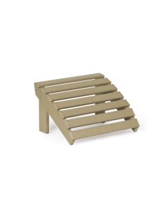 Poly Ottoman - Weatherwood