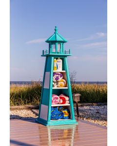 5' Amish Crafted Poly Garden Lighthouse Bookshelf