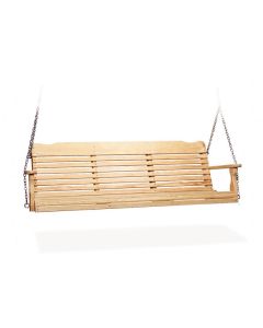 6' Wooden Horizontal Back Porch Swing 