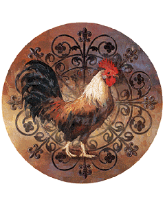 Rooster Coaster Set