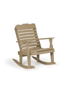 Poly Curve Back Chair - Weatherwood