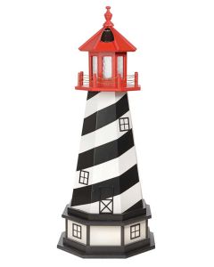 4' Amish Crafted Hybrid Garden Lighthouse - St. Augustine