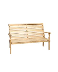 5' Wooden Roll Back Bench
