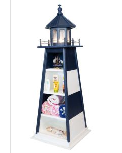 5' Amish Crafted Poly Garden Lighthouse Bookshelf