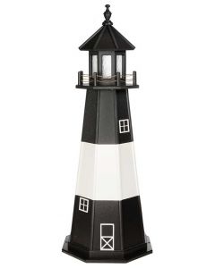6' Tybee Island Wooden Lighthouse 