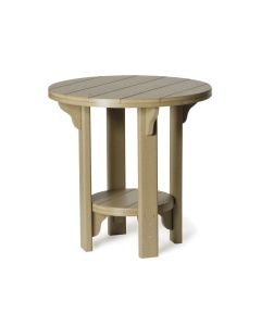 Poly Bistro Table - Weatherwood