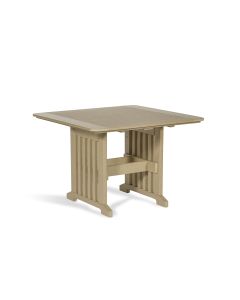 Poly 43" x 43" Dining Table - Weatherwood