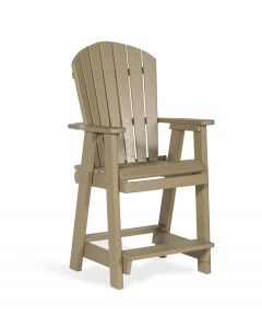 Poly Balcony Chair - Weatherwood