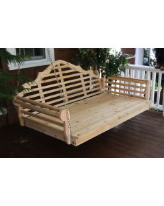 75" Cedar Marlboro Single Mattress Swingbed 
