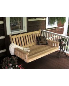 6' Cedar Traditional English Swingbed