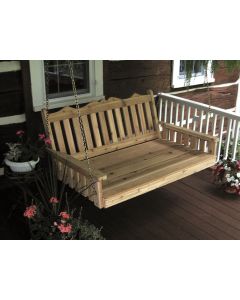 6' Cedar Royal English Garden Swingbed