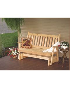 4' Cedar Traditional English Glider