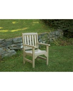 Poly English Garden Chair - Weatherwood