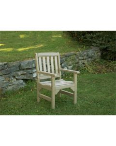 Poly English Garden Chair - Weatherwood