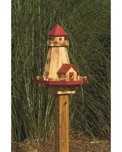 Lighthouse Bird Feeder & Bird House Combo