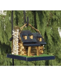 Log Cabin Birdhouse