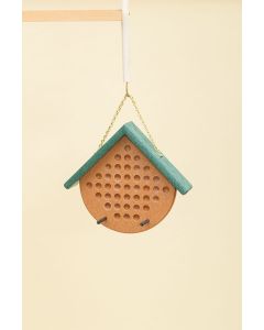 Poly lumber Peanut Butter Feeder - Cedar/Green