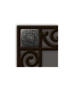 Recycled Rubber Tray - Scroll Corner