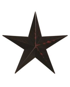 40" Decorative Amish Barn Star - Black