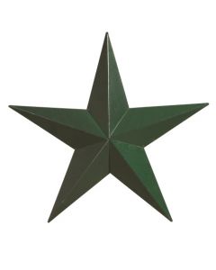 16" Decorative Amish Barn Star - Green