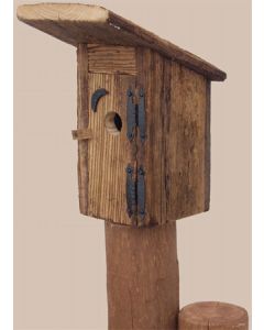 Rustic Outhouse Birdhouse