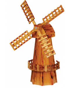 Medium Wooden Garden Windmill