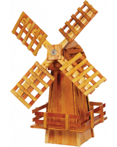 Small Wooden Garden Windmill