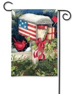Christmas Cards Garden Flag