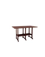 43" x 43" Great Bay Poly Bar Table - Brown